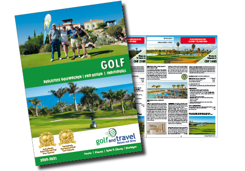 Prospekt Golfgruppenreisen Turnierwochen