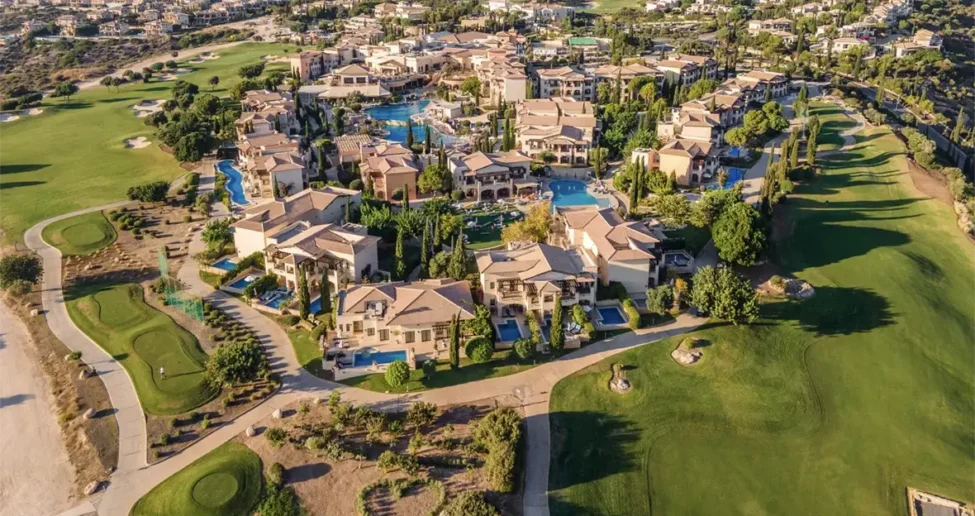 Aphrodite Hills Resort Aerial