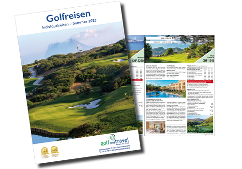 Cover Golfreisen Individuell Sommer 2023