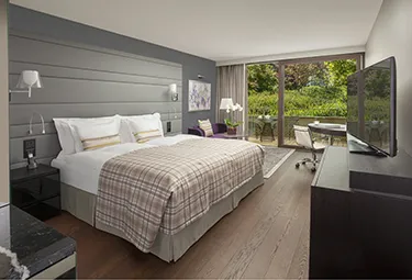 Hôtel Royal Savoy Lausanne Park Deluxe mit Balkon