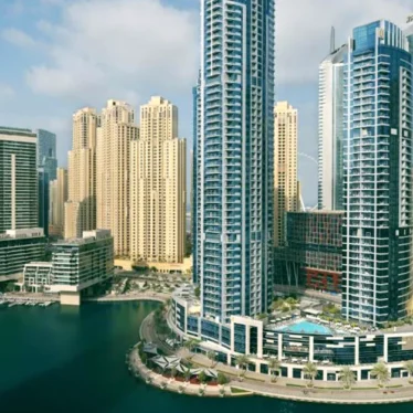 InterContinental Marina Dubai aerial