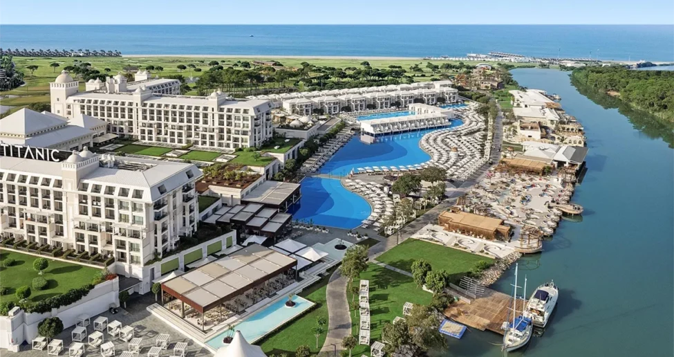 Titanic Deluxe Golf Belek, aerial
